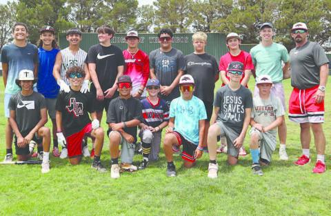 7-9 GRADERS - Levelland ISD held a Baseball Camp at the Levelland High School on June 27 - June 30. (Staff Photo by Aalijah Soliz)