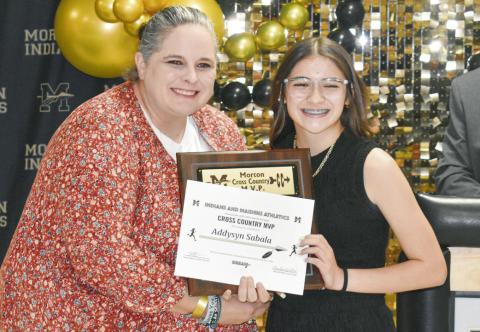 CROSS COUNTRY MVP - Addy Sabala. (Staff photo by C.R. Calhoun)