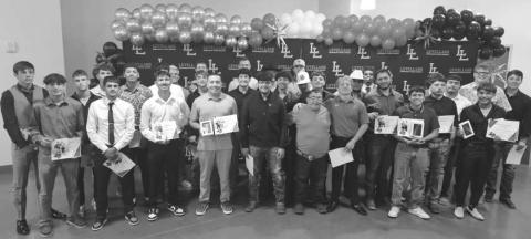 LEVELLAND FOOTBALL - Levelland Lobos Austin Ellis earned MVP, Noah Tienda earned Defensive MVP and Gage Potter earned Offensive MVP. Pictured above is the Levelland Football Team. (Photo courtesy of Levelland ISD)