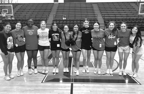 NEW VARSITY CHEER - LHS has announced the new Varsity Cheer Squad. Pictured are: Addisen Campbell-11th (not photographed) Mackenzie Dominguez-11, Cathy Luna -11, Cailey Mckay-11,Allison Monge-11, Kamilah Baeza-10, Hailyn Grant-10, Sydnii Joyce-1,Krystal Bunker-9,Mattie Buxkemper-9,Aralyn Gipson-9, Hannah Murillo-9 and Carlee Rodriguez-9.(Photo submitted by Cristal Isaacks)